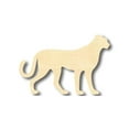 thumbnail image 1 of Unfinished Wood Cheetah Shape - Animal - Wildlife - Craft - up to 46" DIY 5" / 1/8", 1 of 3