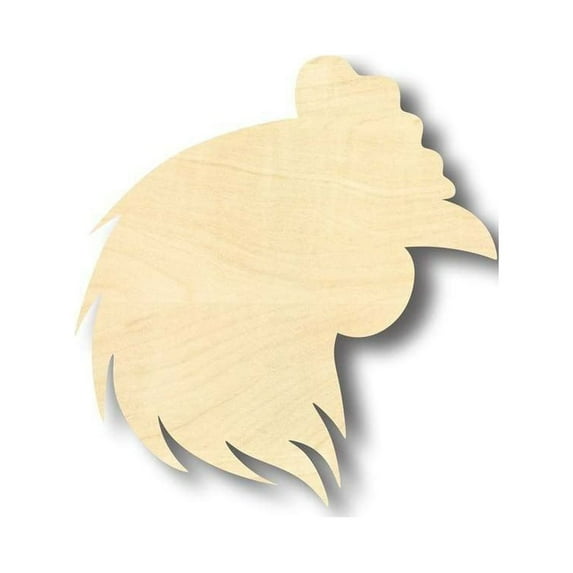 Unfinished Wood Chicken Shape - Farm Animal - Craft - up to 46" DIY 24" / 1/8"