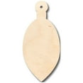 thumbnail image 1 of Unfinished Wood Christmas Ornament Egg Shape - Craft - up to 46" DIY 6" / 1/4", 1 of 3
