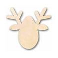 thumbnail image 1 of Unfinished Wood Christmas Reindeer Ornament Silhouette - Craft- up to 46" DIY 16" / 1", 1 of 5