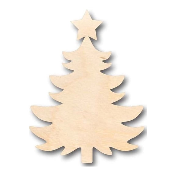 Unfinished Wood Christmas Tree Shape - Craft - up to 46" DIY 24" / 1/2"