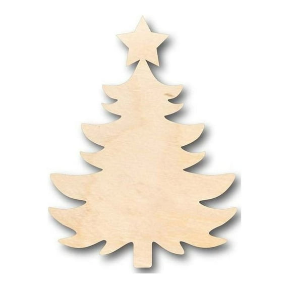 Unfinished Wood Christmas Tree Shape - Craft - up to 46" DIY 46" / 1/2"