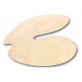 thumbnail image 1 of Unfinished Wood Clam Shape - Ocean - Nursery - Craft - up to 46" DIY 46" / 1/2", 1 of 3