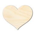 thumbnail image 1 of Unfinished Wood Classic Heart 20" / 1/2", 1 of 8