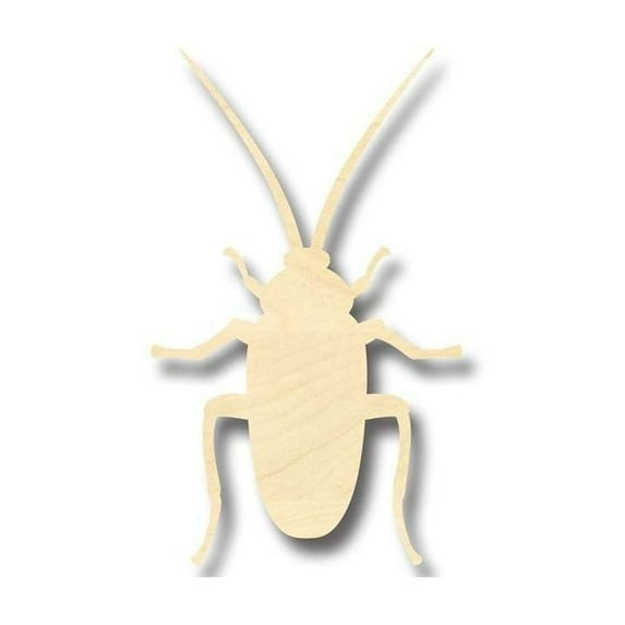 Unfinished Wood Cockroach Shape -Insect - Animal - Craft - up to 46" DIY 14" / 1/8"