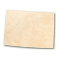 thumbnail image 1 of Unfinished Wood Colorado Shape - State - Craft - up to 46" DIY 10" / 1/2", 1 of 3