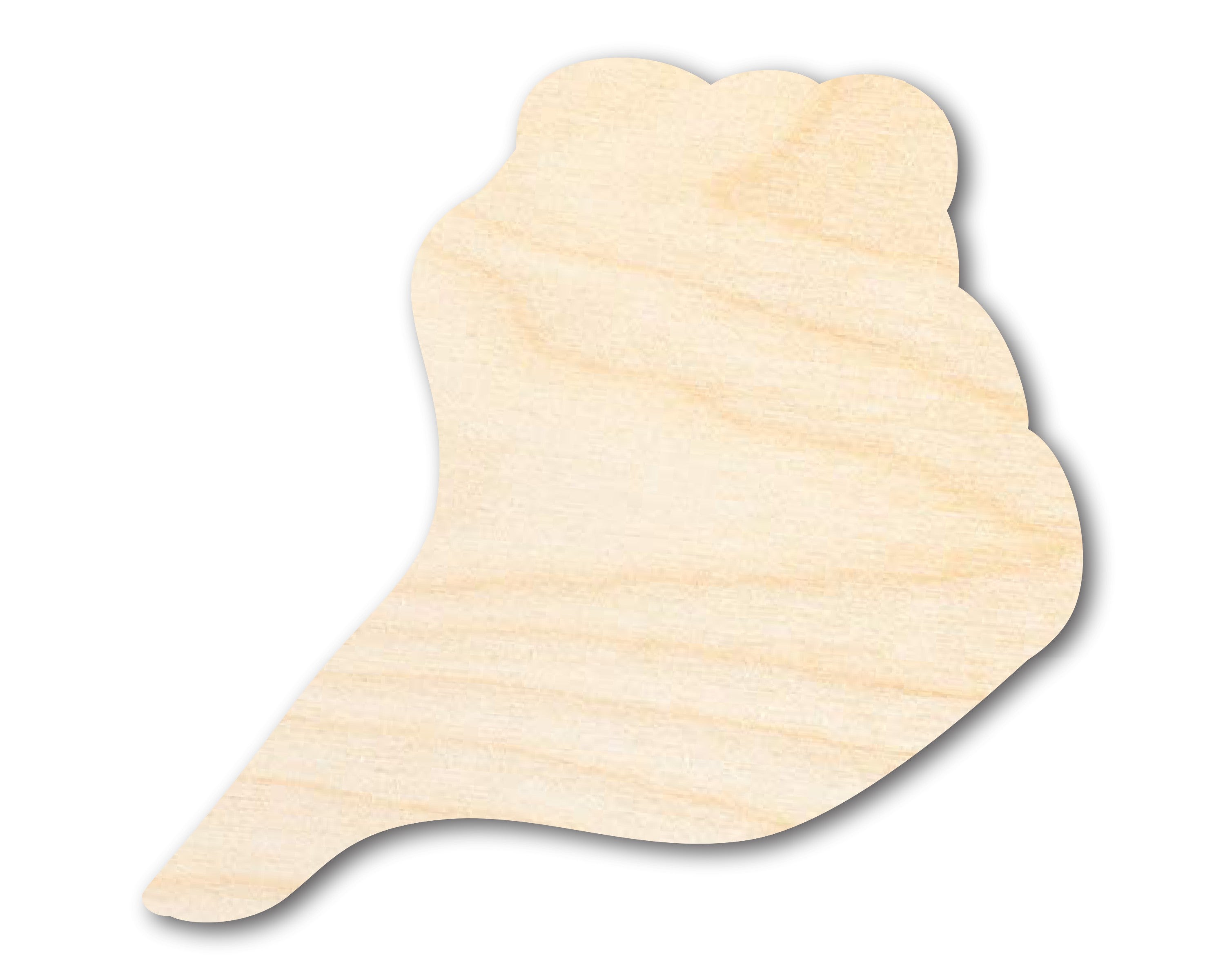 Unfinished Wood Conch Sea Shell Shape 18" / 3/4" - Walmart.com