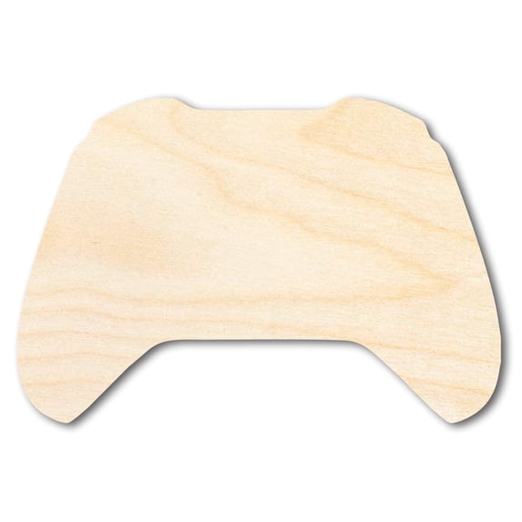 Unfinished Wood Controller Shape | DIY Craft Cutout 42" / 3/4"
