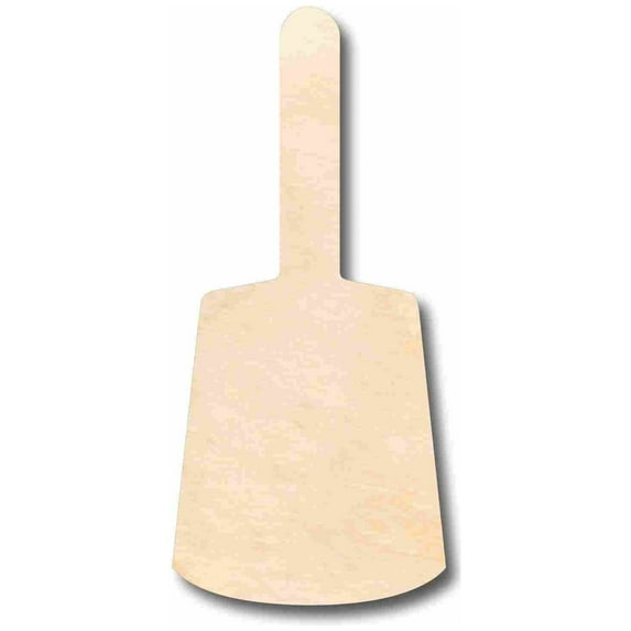Unfinished Wood Cow Bell Silhouette - Craft- up to 46" DIY 10" / 1/2"