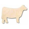 thumbnail image 1 of Unfinished Wood Cow Calf Silhouette - Craft- up to 46" DIY 18" / 1/2", 1 of 3