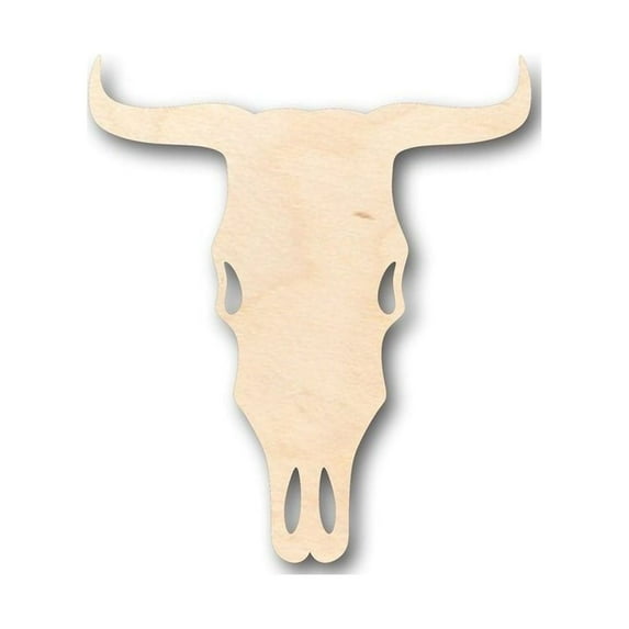 Unfinished Wood Cow Head Shape - Farm Animal - Craft - up to 46" DIY 10" / 1/8"