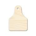 thumbnail image 1 of Unfinished Wood Cow Tag Shape - Farm Craft - up to 46" DIY 7" / 1/4", 1 of 4