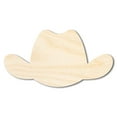 thumbnail image 1 of Unfinished Wood Cowboy Hat Shape | DIY Craft Cutout 3" / 1/2", 1 of 3