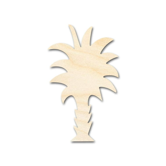 Unfinished Wood Crafty Palm Tree Shape - Craft - up to 46" 6" / 1/2"