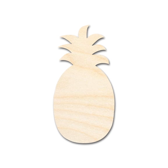 Unfinished Wood Crafty Pineapple Shape - Craft - up to 46" 6" / 1/8"