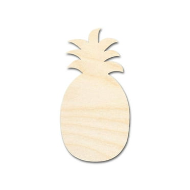 Unfinished Wood Crafty Pineapple Shape - Craft - up to 46" 8" / 1/2"