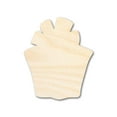 thumbnail image 1 of Unfinished Wood Crafty Present Shape | Craft Cutout 42" / 1", 1 of 3