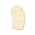 thumbnail image 1 of Unfinished Wood Crafty Present Shape | Craft Cutout 6" / 1/4", 1 of 3