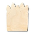 thumbnail image 1 of Unfinished Wood Crayon Set Shape - Craft - up to 46" DIY 12" / 1/8", 1 of 3