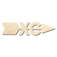 thumbnail image 1 of Unfinished Wood Cross Country XC Shape - Craft - up to 36" DIY 42" / 1/2", 1 of 3