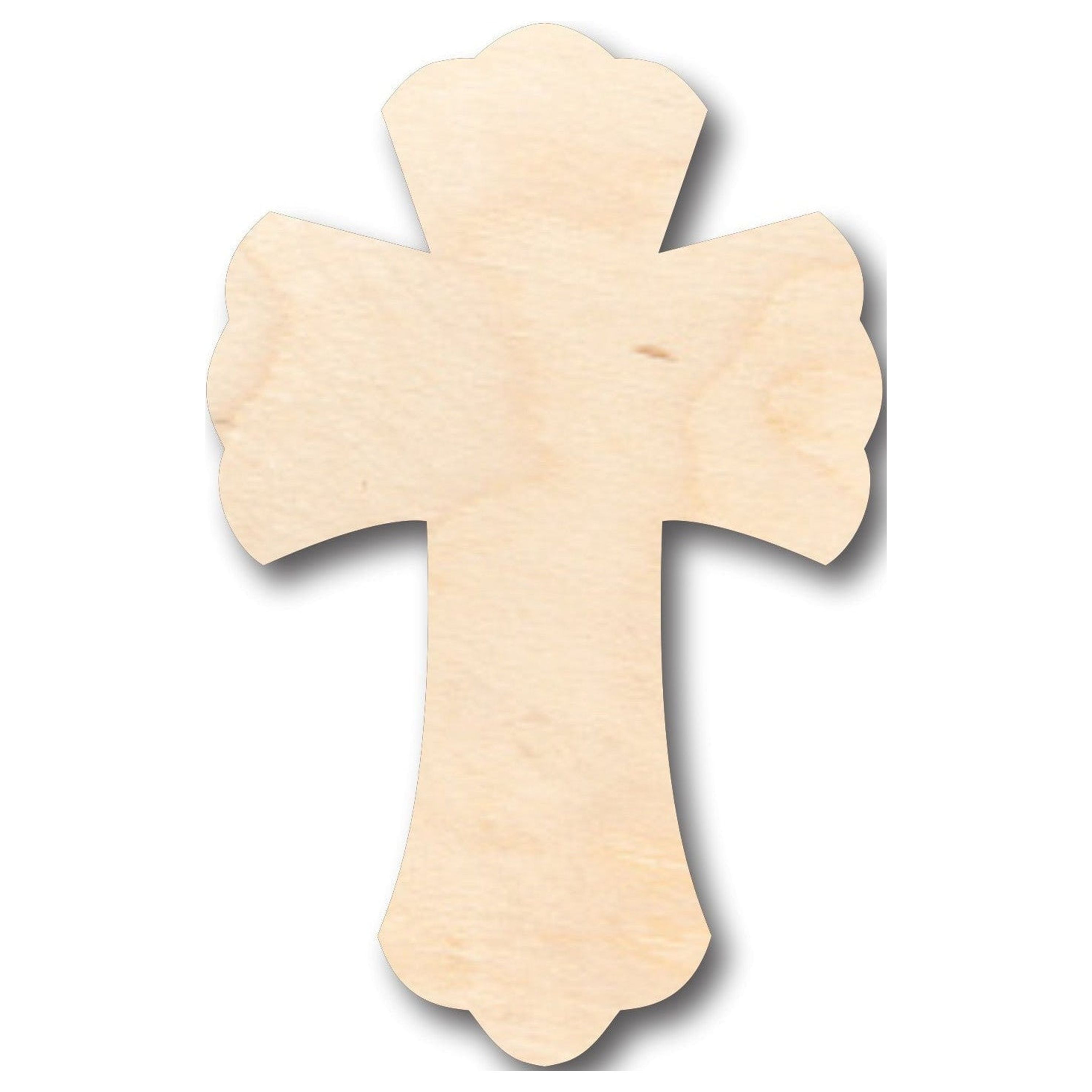 Unfinished Wood Cross Shape - Craft - up to 36 DIY 14 / 1/2