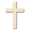 thumbnail image 1 of Unfinished Wood Cross Shape - Easter - Christian - Craft - up to 46" DIY 12" / 1", 1 of 5