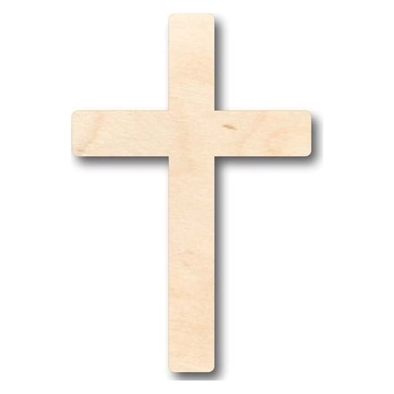 Unfinished Wood Cross Shape - Easter - Christian - Craft - up to 46" DIY 18" / 3/4"