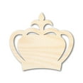 thumbnail image 1 of Unfinished Wood Crown Shape | DIY Craft Cutout 12" / 1/8", 1 of 3