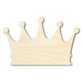 thumbnail image 1 of Unfinished Wood Crown Shape | Medieval Pirates | DIY Craft Cutout 18" / 1/8", 1 of 4