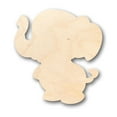 thumbnail image 1 of Unfinished Wood Cute Baby Elephant Shape - Craft - up to 46" DIY 42" / 3/4", 1 of 3