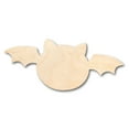 thumbnail image 1 of Unfinished Wood Cute Bat Shape - Craft - up to 46" DIY 24" / 1/2", 1 of 3