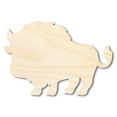 thumbnail image 1 of Unfinished Wood Cute Buffalo Shape 8" / 1/2", 1 of 3