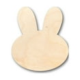 thumbnail image 1 of Unfinished Wood Cute Bunny Shape - Craft - up to 46" DIY 18" / 1/4", 1 of 3