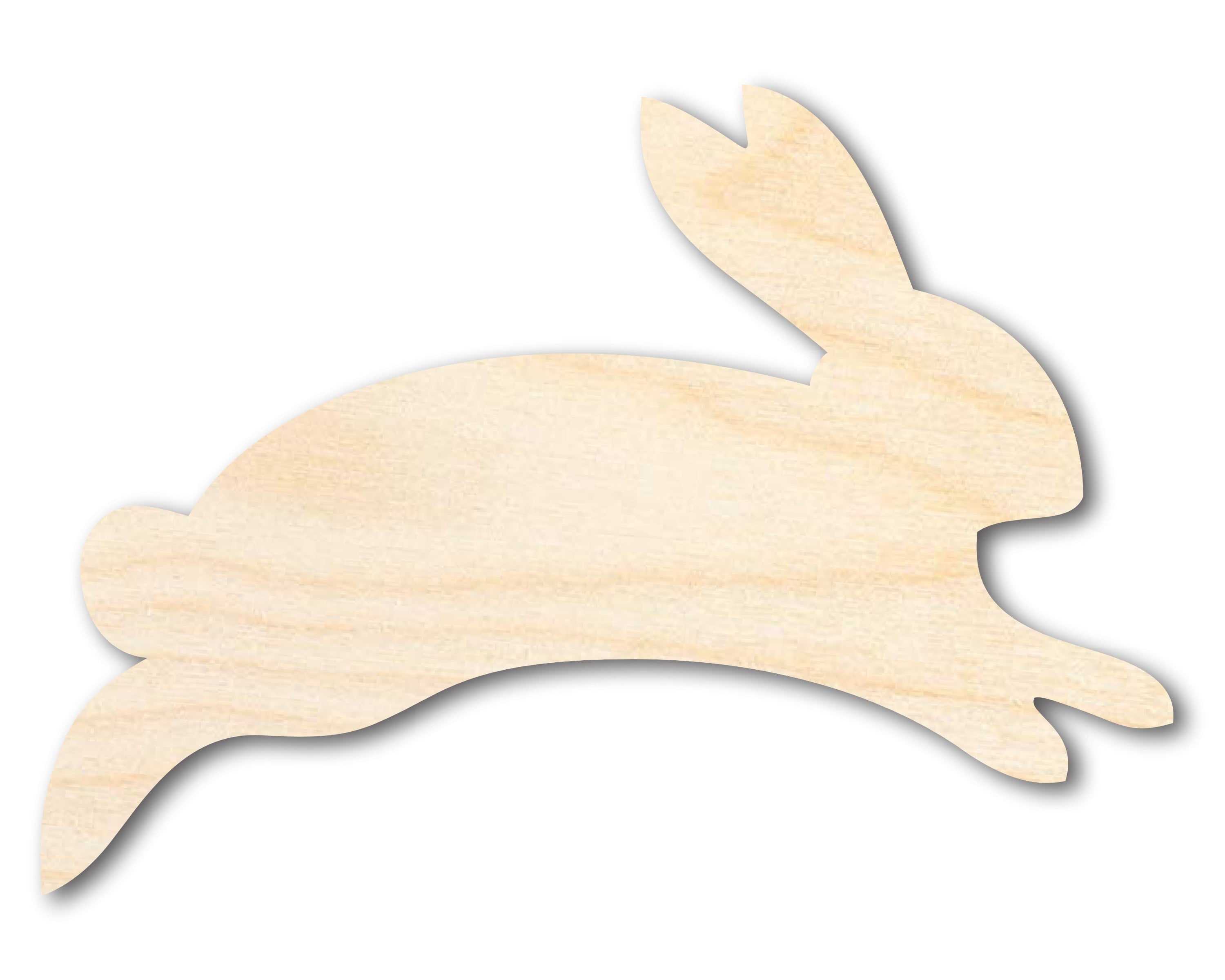 Cute Rabbit Shape Unfinished Wood Cute Bunny Shape - Easter Spring Kids Craft - up to 46 ...