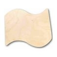 thumbnail image 1 of Unfinished Wood Cute Flag Silhouette - Craft- up to 46" DIY 12" / 1/8", 1 of 3