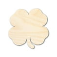 thumbnail image 1 of Unfinished Wood Cute Four Leaf Clover Shape - Craft - up to 46" DIY 24" / 1/8", 1 of 5