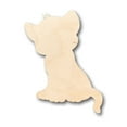 thumbnail image 1 of Unfinished Wood Cute Lion Cub African Wildlife Shape - Craft - up to 46" DIY 30" / 1/4", 1 of 3