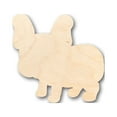 thumbnail image 1 of Unfinished Wood Cute Pug Dog Shape - Craft - up to 46" DIY 7" / 1/8", 1 of 3