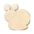 thumbnail image 1 of Unfinished Wood Cute Snail Shape - Craft - up to 46" DIY 5" / 1/8", 1 of 3