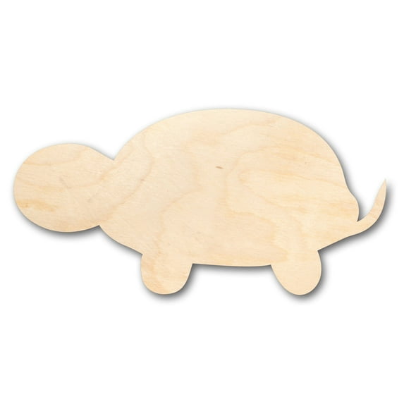 Unfinished Wood Cute Turtle Shape - Craft - up to 36" DIY 42" / 3/4"