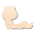 thumbnail image 1 of Unfinished Wood Cute Worm Shape - Craft - up to 46" DIY 14" / 1/2", 1 of 3