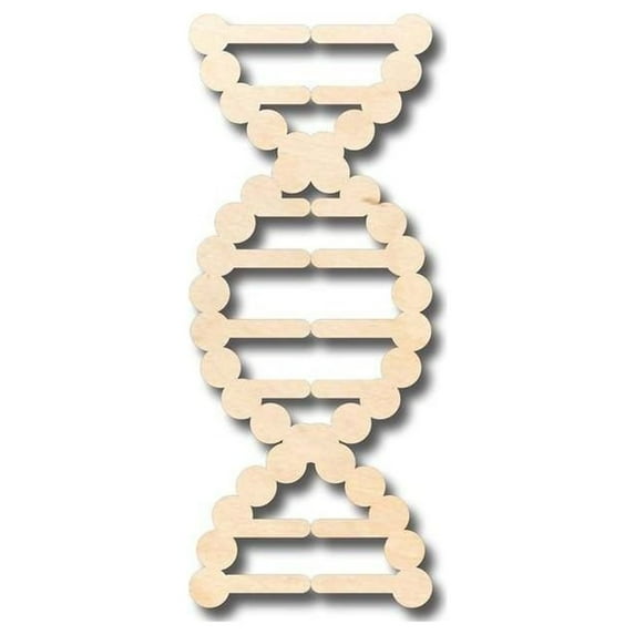 Unfinished Wood DNA Shape - Biology - Craft - up to 46" DIY 24" / 1"