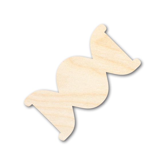 Unfinished Wood DNA Shape | DIY Craft Cutout 10" / 1/2"