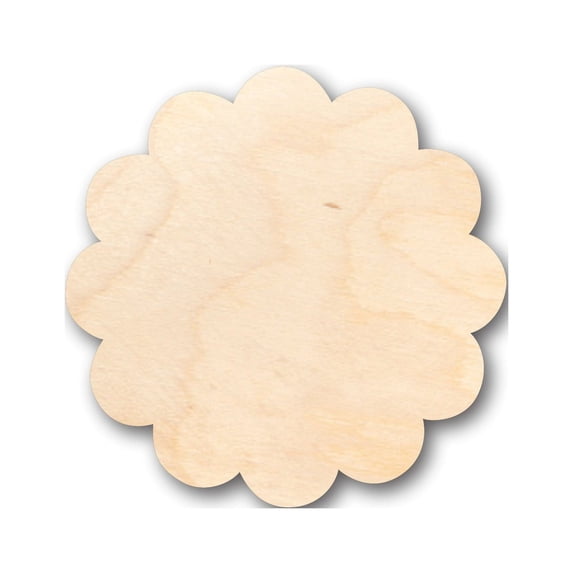 Unfinished Wood Daisy Flower Shape - Craft - up to 36'' DIY 1'' / 1/8''