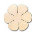 thumbnail image 1 of Unfinished Wood Daisy Rose Flower Petals Silhouette - Craft- up to 46" DIY 4" / 1/4", 1 of 3
