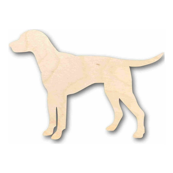 Unfinished Wood Dalmatian Dog Silhouette - Craft- up to 46" DIY 4" / 1/8"