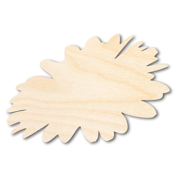 Unfinished Wood Dandelion Shape - Flower Craft - up to 46" DIY 20" / 1/4"