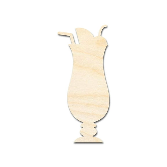 Unfinished Wood Daquari Shape 4" / 1/4"