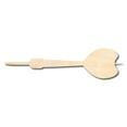 thumbnail image 1 of Unfinished Wood Dart Shape - Craft - up to 46" DIY 5" / 1/2", 1 of 3