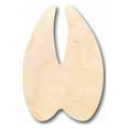 thumbnail image 1 of Unfinished Wood Deer Track Foot Print Silhouette - Craft- up to 46" DIY 36" / 3/4", 1 of 3